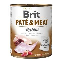 Comida húmeda Brit Paté & Meat Pollo Conejo 800 g
