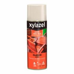 Aceite para teca Xylazel Classic 5396259 Spray 400 ml Incoloro Mate