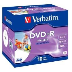DVD+R Verbatim 4,7 GB 16x 10 Unidades