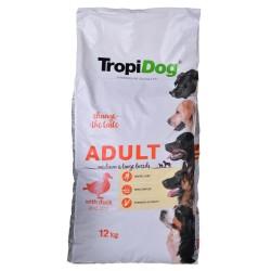 Pienso Tropi Dog Premium Adult Medium & Large Adulto Pato Arroz Aves 12 kg