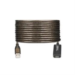 Cable Alargador USB Ewent EW1021 10 m Negro