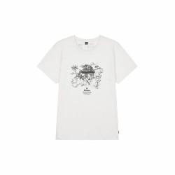 Camiseta Picture  DS Surf Cabin Natural Blanco Hombre