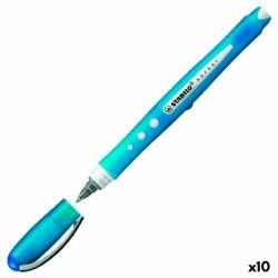 Boligrafo de tinta líquida Stabilo Roller Worker Azul 0,5 mm (10 Unidades)