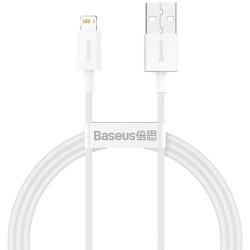 Cable USB a Lightning Baseus CALYS-A02 Blanco 1 m