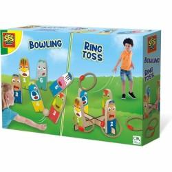 Juego de habilidad SES Creative Bowling and Ring Toss