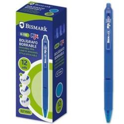 Set de Bolígrafos Bismark B-110 Fix Azul 0,7 mm (12 Piezas)