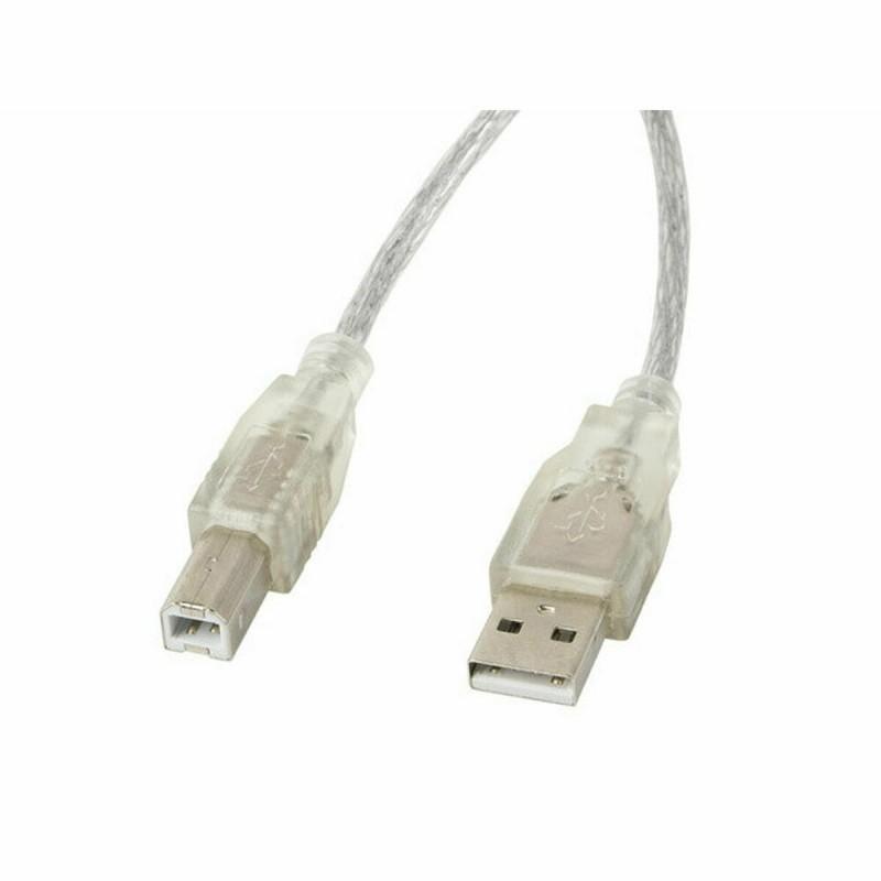 Cable USB A a USB B Startech USB2HAB3M            Negro