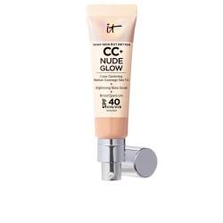 Base de Maquillaje Cremosa It Cosmetics CC+ Nude Glow neutral medium Spf 40 32 ml