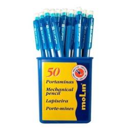 Set de portaminas Molin Azul 0,5 mm (50 Piezas)