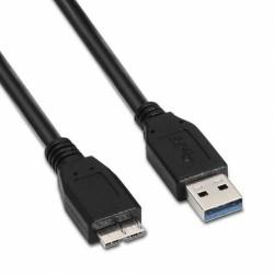 Cable USB-C NANOCABLE 10.01.1101-BK Negro 1 m