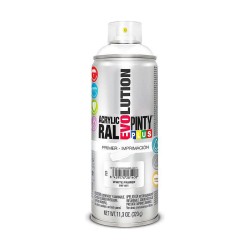 Pintura en spray Pintyplus Evolution IW101 320 ml Imprimación Base de agua Blanco