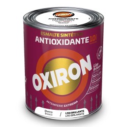 Esmalte sintético Oxiron 5809078 Metal Brillante Blanco 750 ml