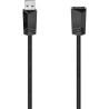 Cable Alargador USB Hama 00200619 1,5 m Negro